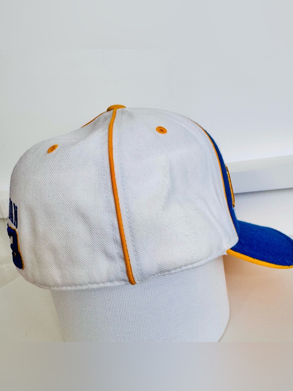 Nike Jordan Laney High School Fitted Hat Blue Jumpman Size 7 5/8 Men’s PreOwned - Picture 12 of 16